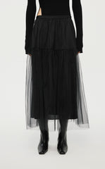 Skirt/JNBY A-line Loose Fitting Long Skirt