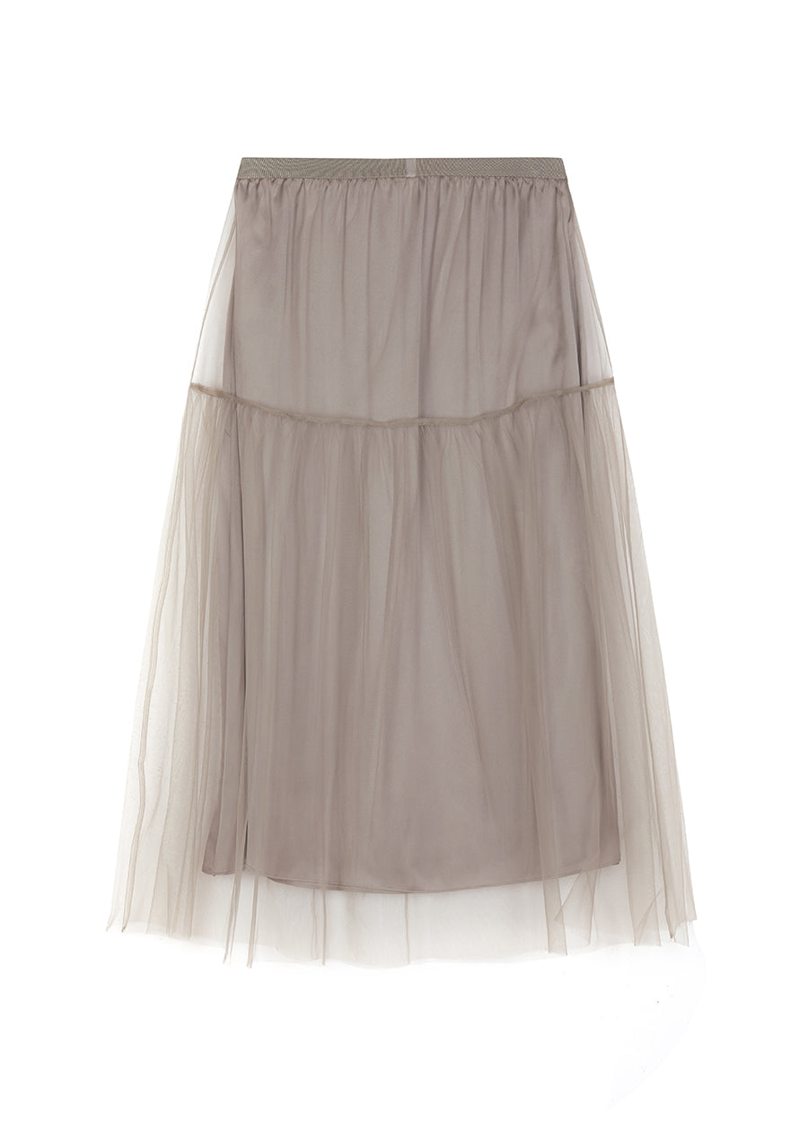 Skirt/JNBY A-line Loose Fitting Long Skirt