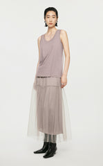 Skirt/JNBY A-line Loose Fitting Long Skirt