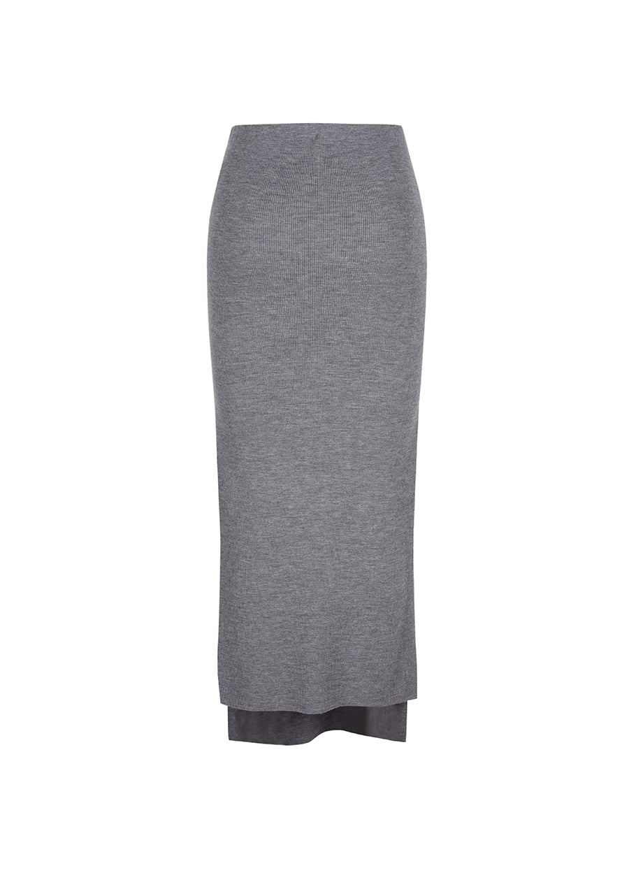 Skirt/JNBY H-line Slim Fit Ankle-length Skirt