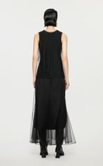 Skirt/JNBY A-line Pleated Long Skirt