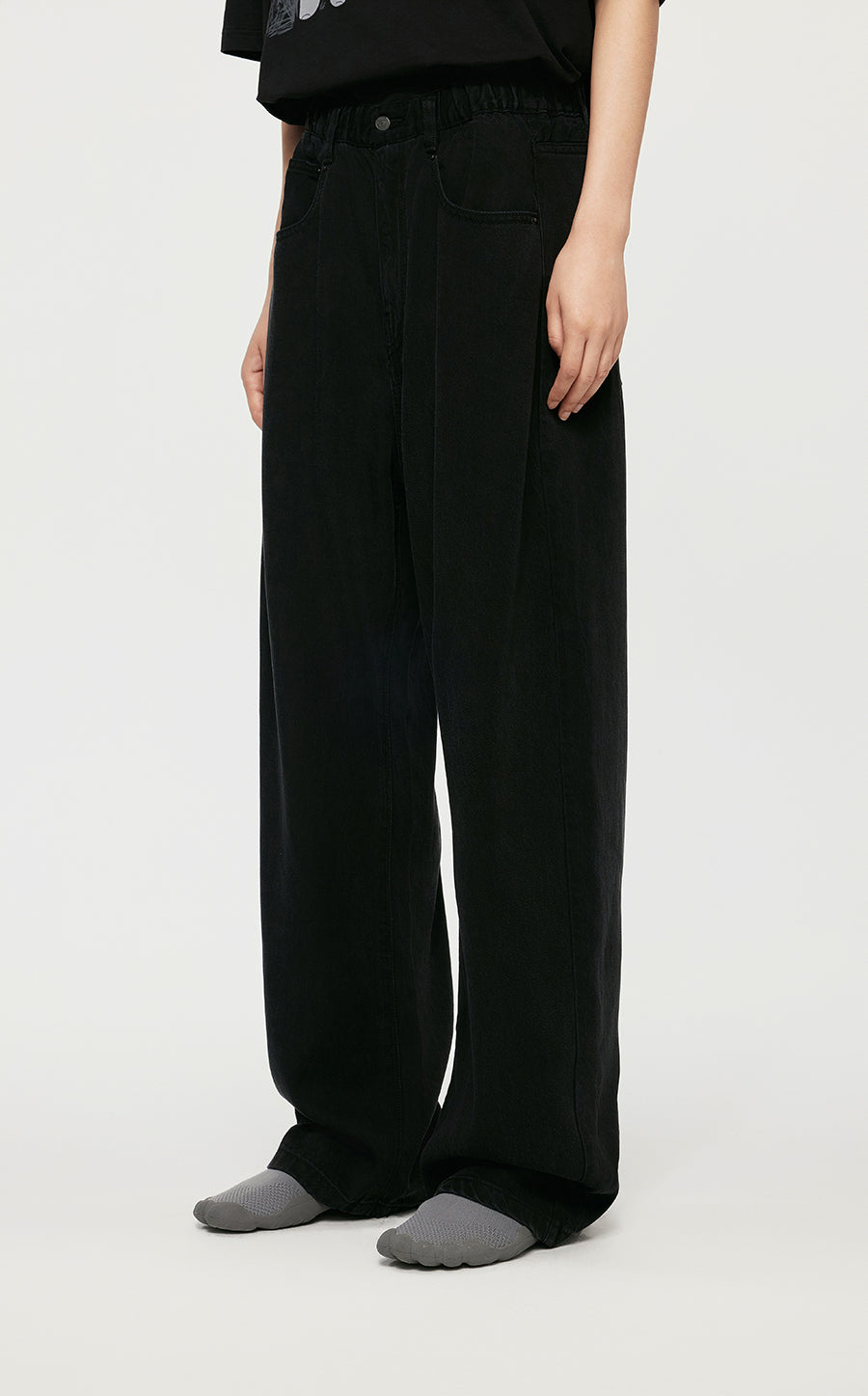 Jeans/JNBY Loose Fitting Long Jeans