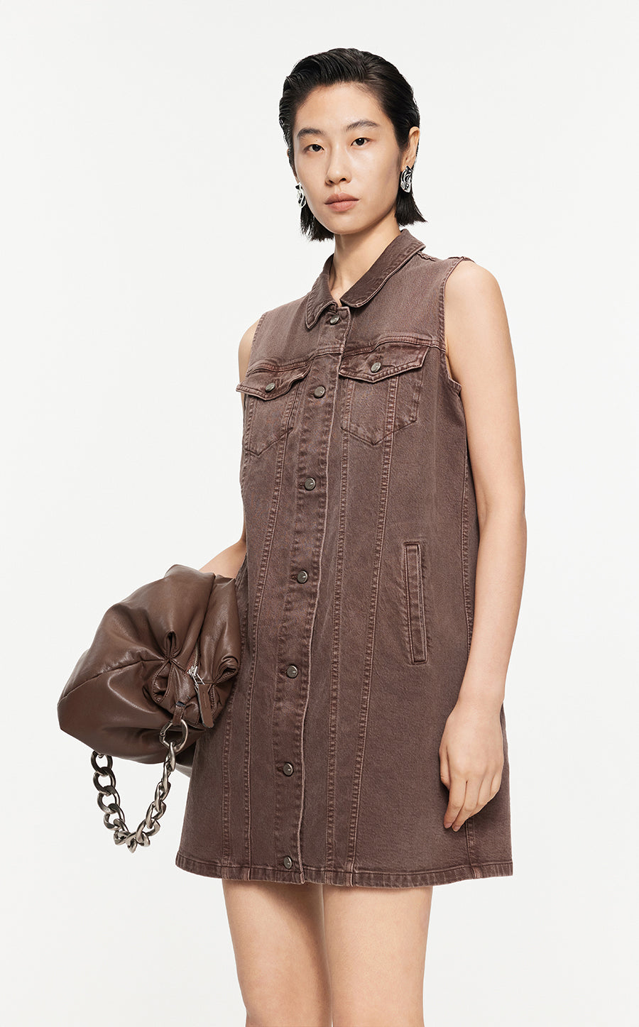 Dresses/JNBY Denim Hip-length Dresses