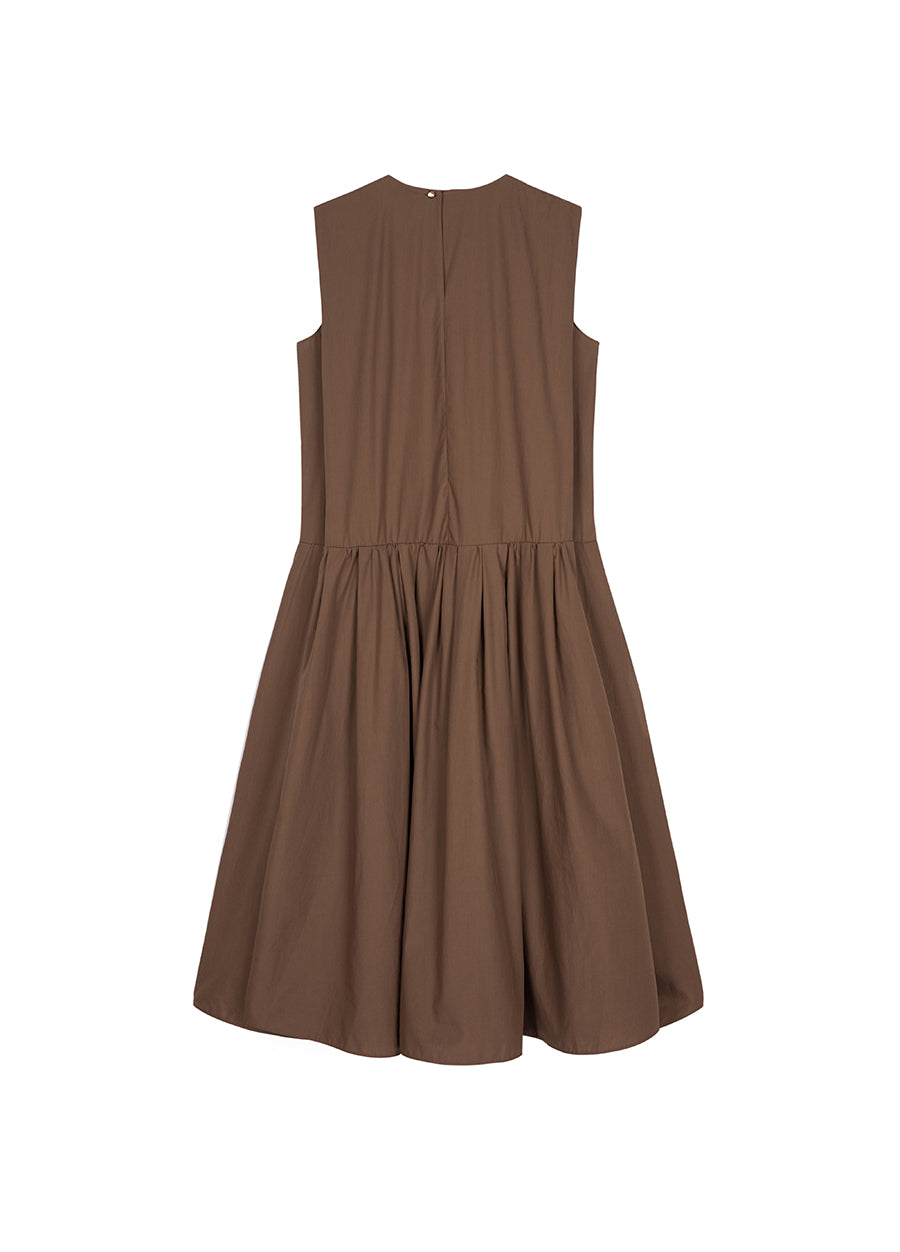 Dresses/JNBY A-line Mid Slit Sleeveless Dresses