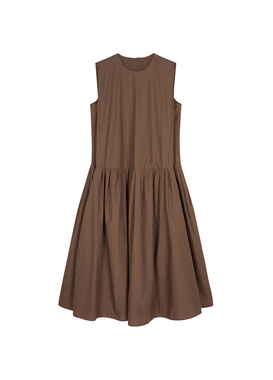 Dresses/JNBY A-line Mid Slit Sleeveless Dresses