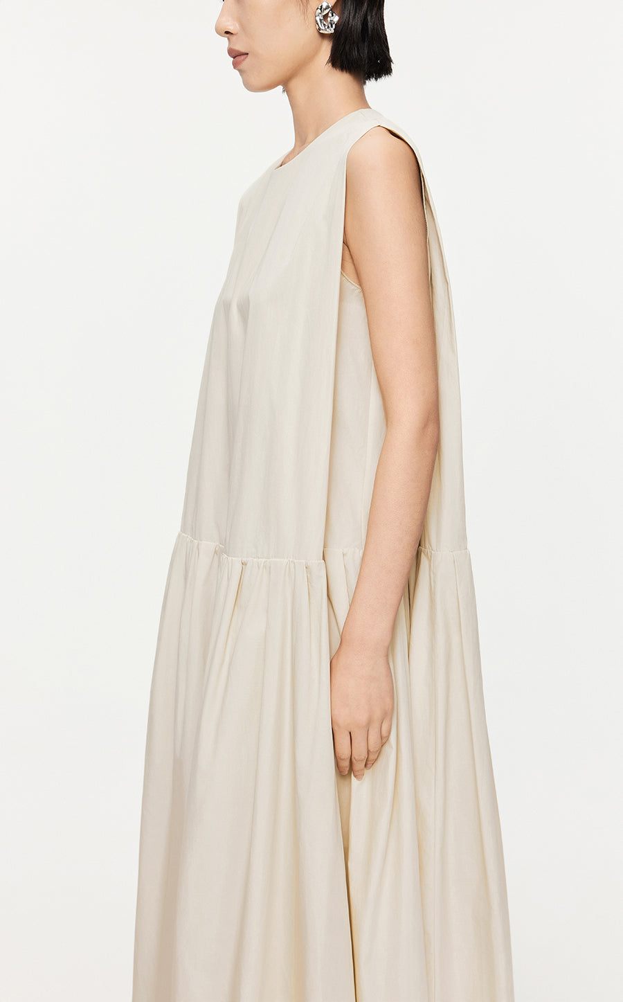 Dresses/JNBY A-line Mid Slit Sleeveless Dresses