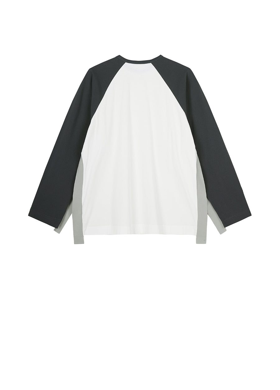 T-Shirt/JNBY Micro Elastic Oversize Long-sleeved Shirt