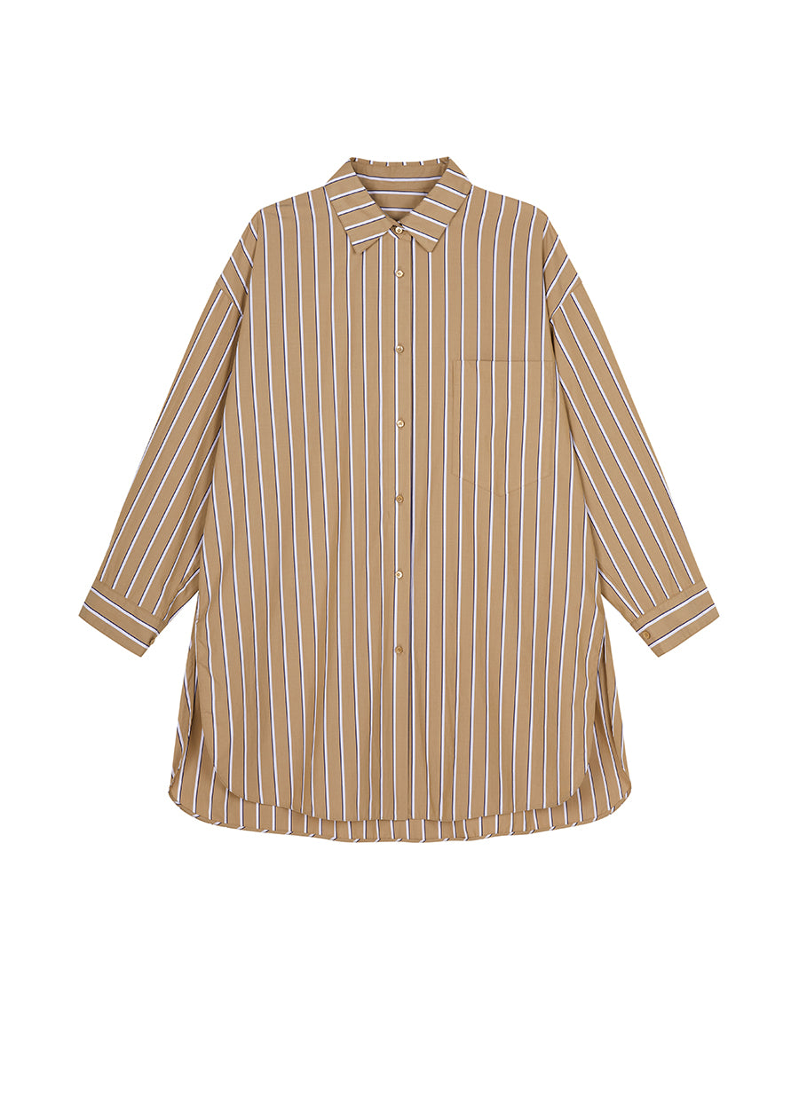 Shirt/JNBY Jacquard Single Breasted Long-sleeved Shirt