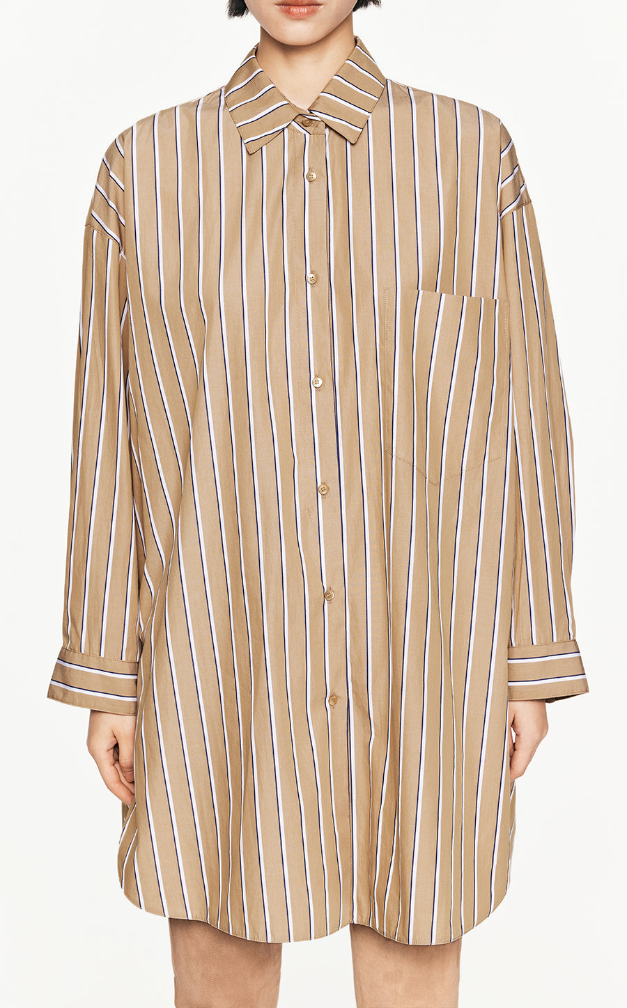 Shirt/JNBY Jacquard Single Breasted Long-sleeved Shirt