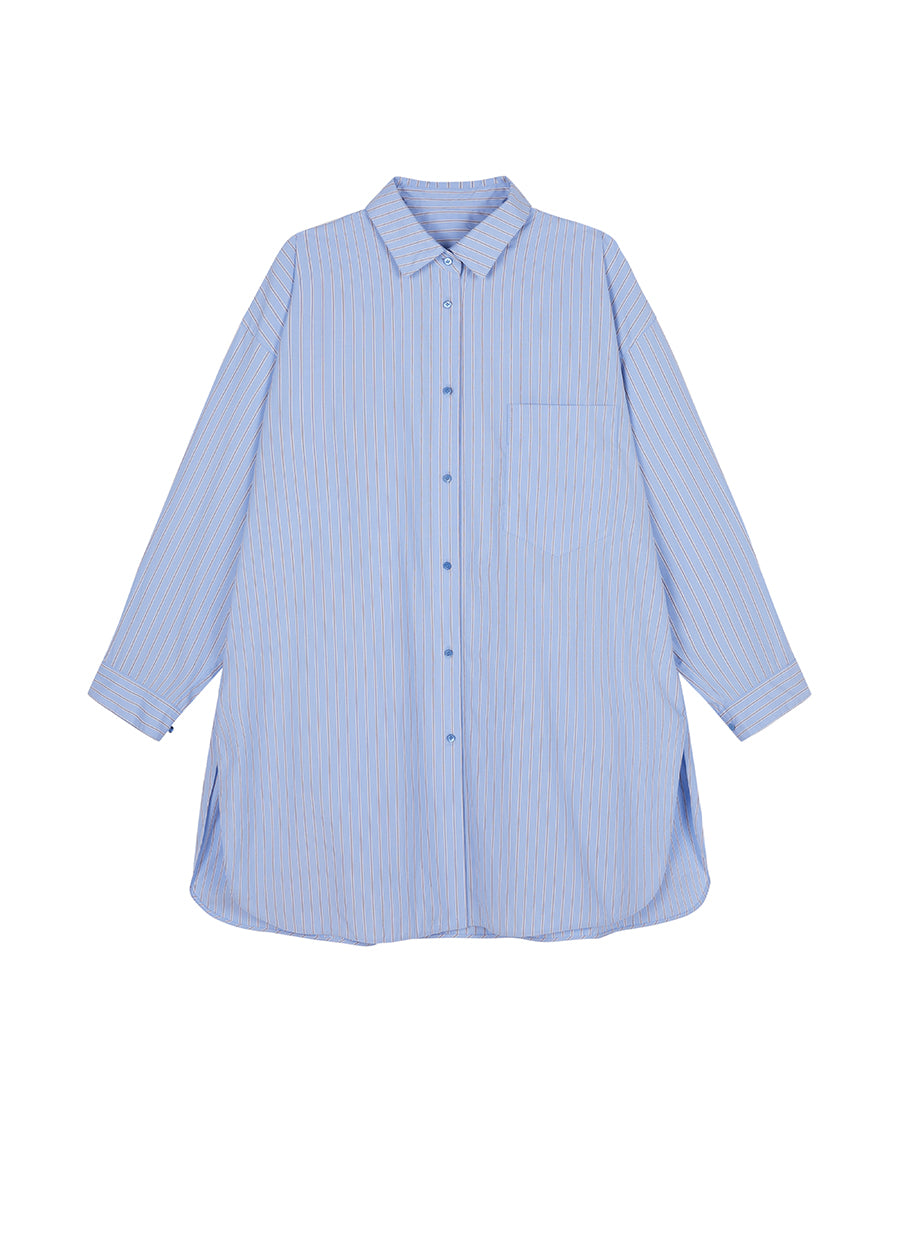 Shirt/JNBY Jacquard Single Breasted Long-sleeved Shirt