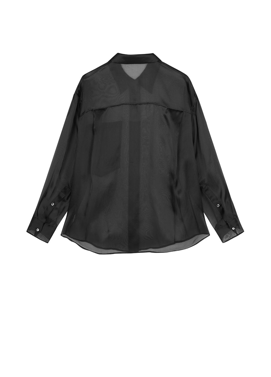 Shirt/JNBY Organza Long-sleeved Shirt