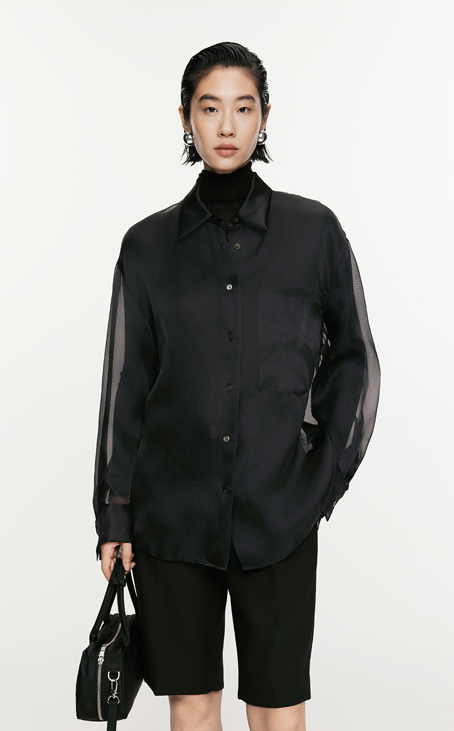 Shirt/JNBY Organza Long-sleeved Shirt