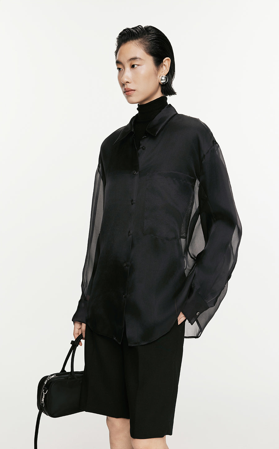 Shirt/JNBY Organza Long-sleeved Shirt