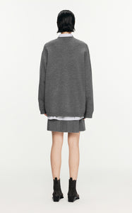 Sweater/JNBY Wooleen Loose Fitting Mid Length Sweater