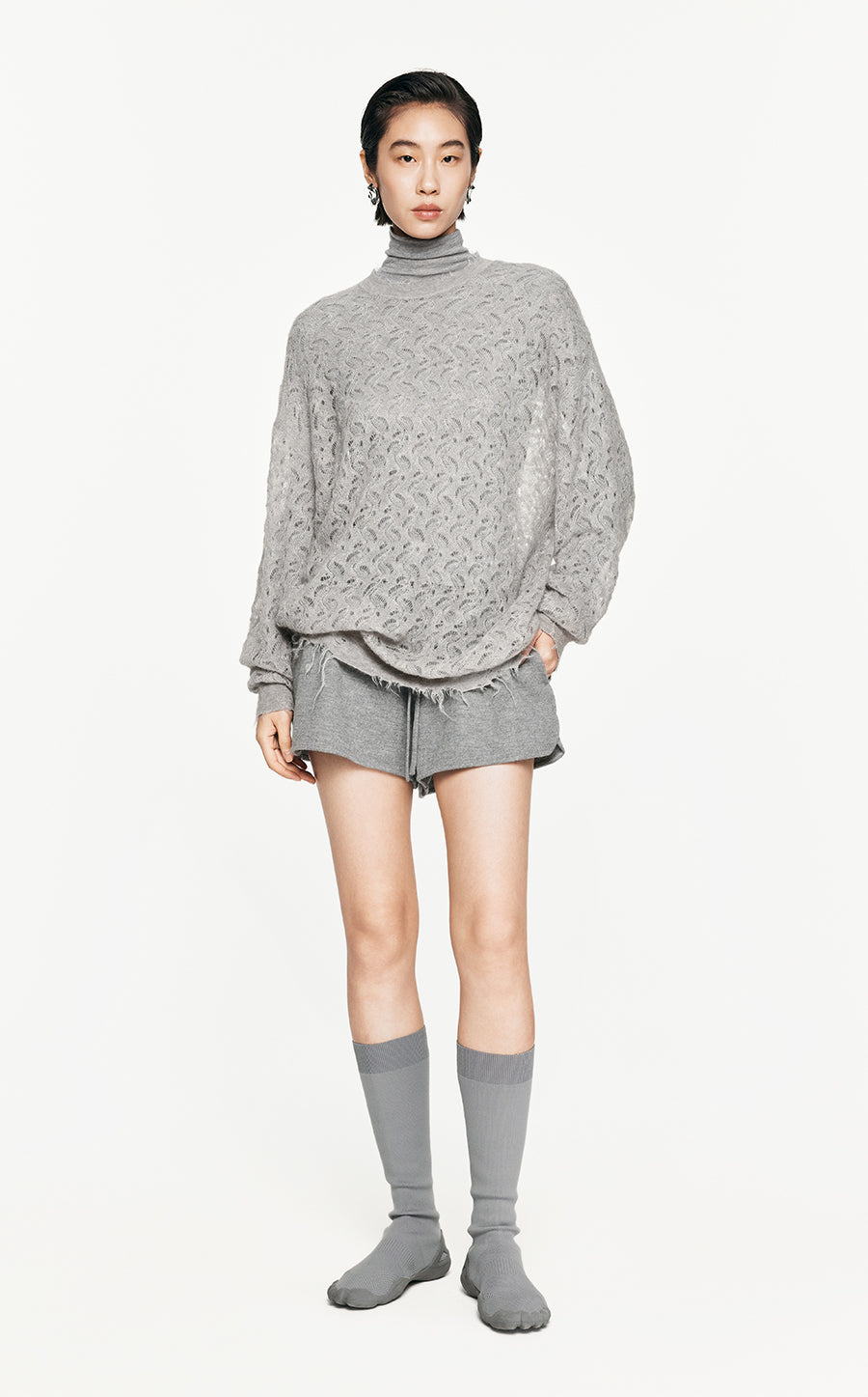 Sweater/JNBY Oversize Long-sleeved Pullover Sweater