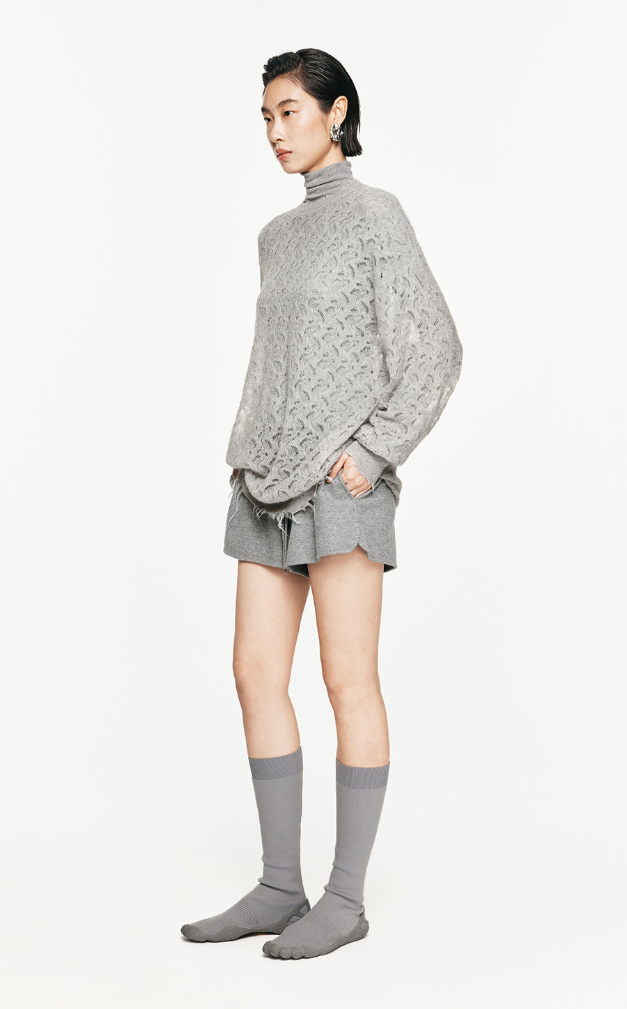 Sweater/JNBY Oversize Long-sleeved Pullover Sweater