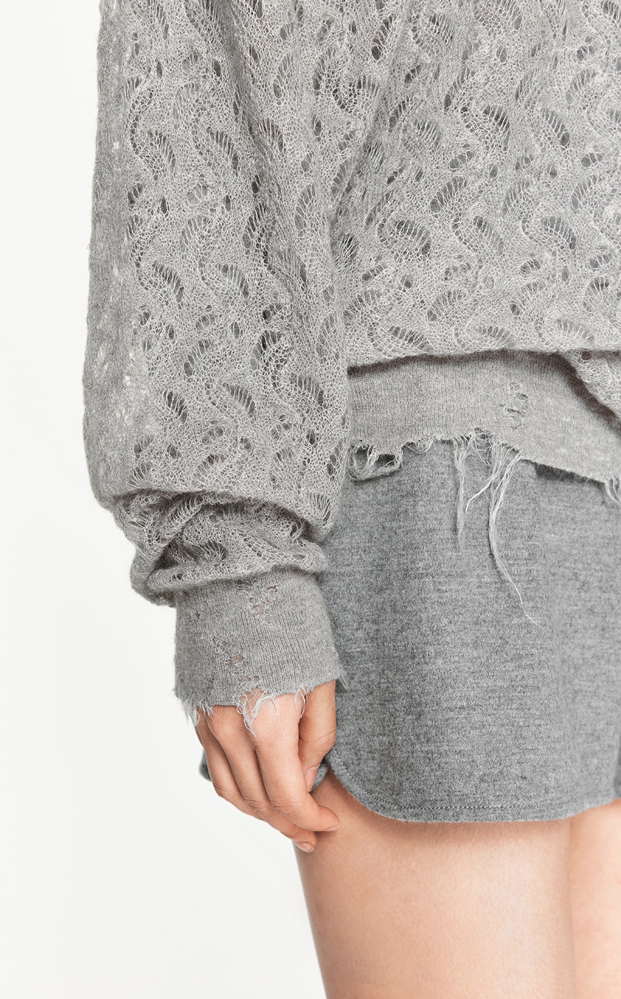 Sweater/JNBY Oversize Long-sleeved Pullover Sweater