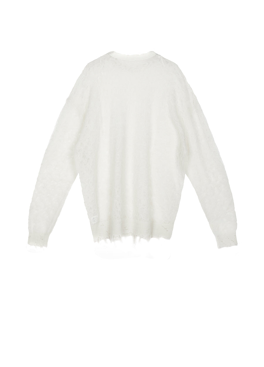 Sweater/JNBY Oversize Long-sleeved Pullover Sweater