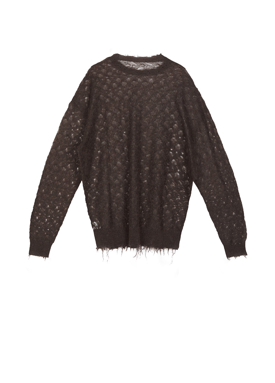 Sweater/JNBY Oversize Long-sleeved Pullover Sweater