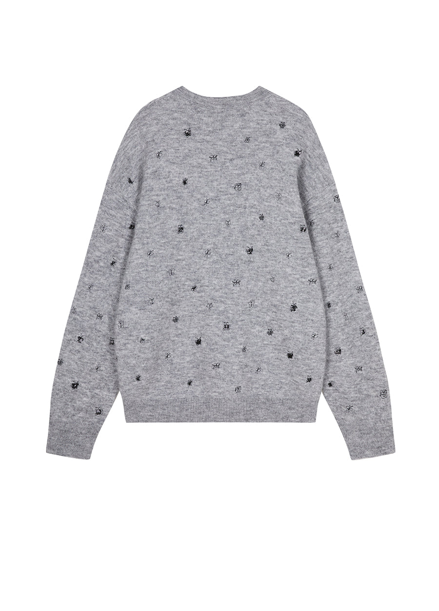 Sweater/JNBY Oversize Long-sleeved Pullover Sweater