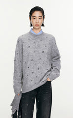 Sweater/JNBY Oversize Long-sleeved Pullover Sweater
