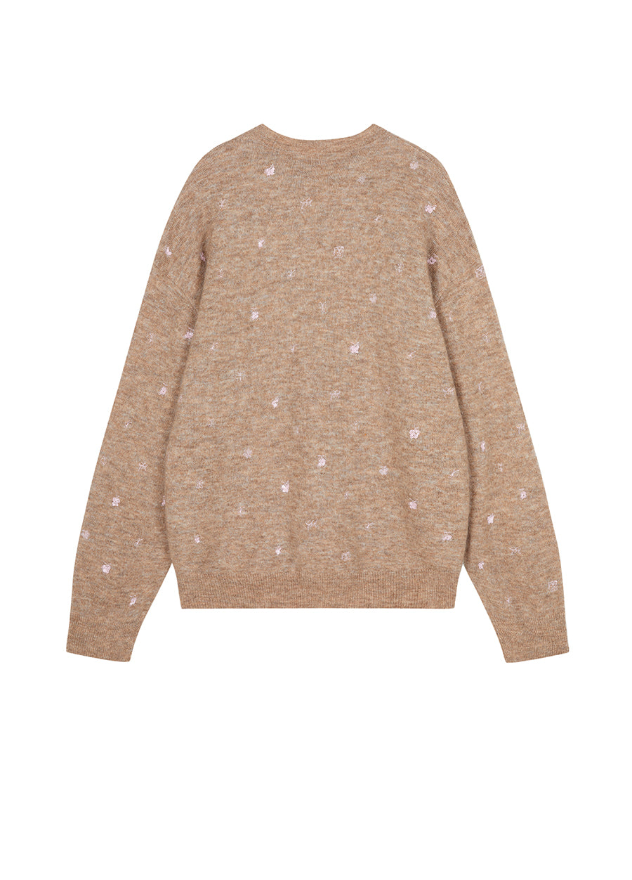 Sweater/JNBY Oversize Long-sleeved Pullover Sweater