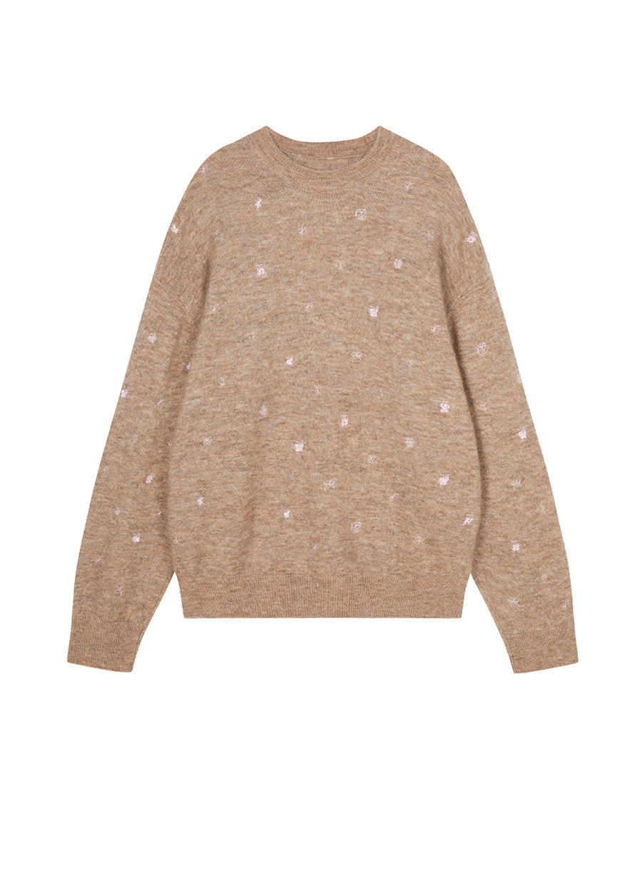 Sweater/JNBY Oversize Long-sleeved Pullover Sweater