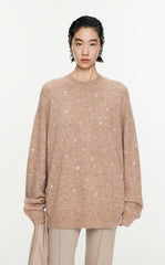 Sweater/JNBY Oversize Long-sleeved Pullover Sweater