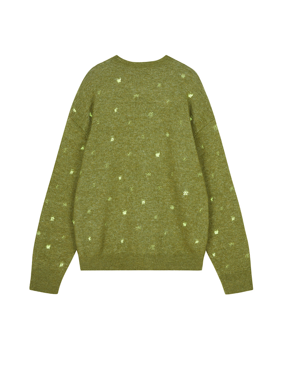 Sweater/JNBY Oversize Long-sleeved Pullover Sweater