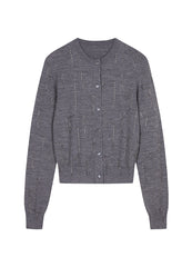 Sweater/JNBY  Slim fit Retro Short Knitted Sweater
