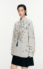 Sweater/JNBY Printed Long-sleeved Pullover Sweater