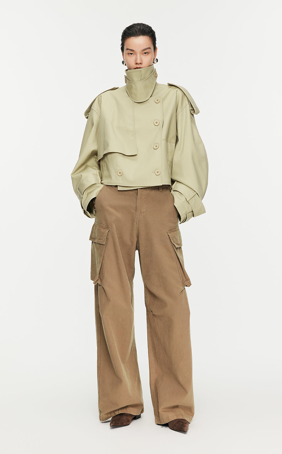 Coat/JNBY Oversize Cotton Coat