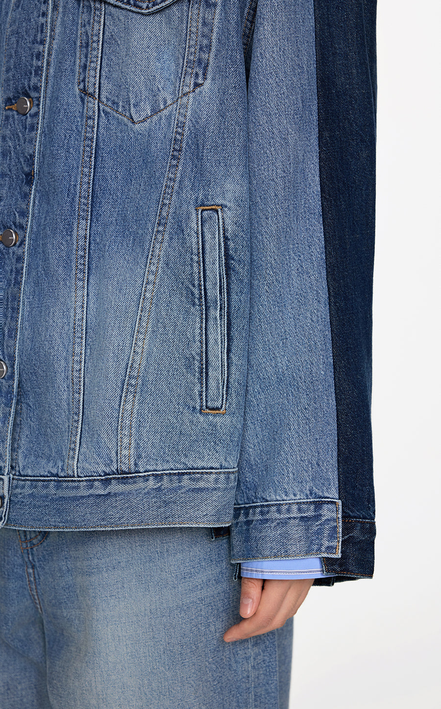 Coat/JNBY Oversize Denim Coat