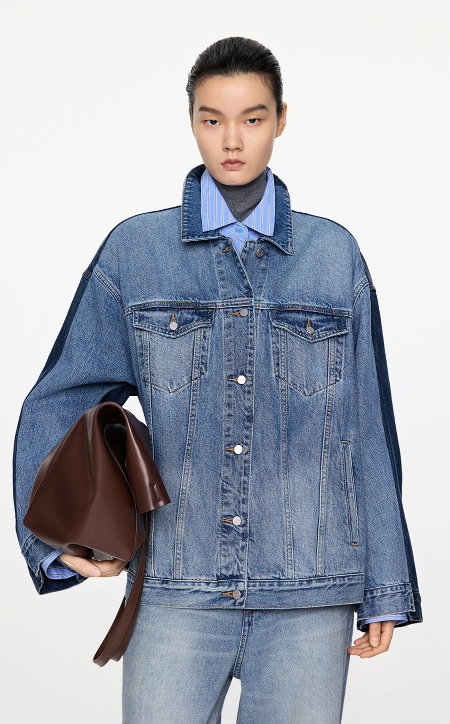 Coat/JNBY Oversize Denim Coat