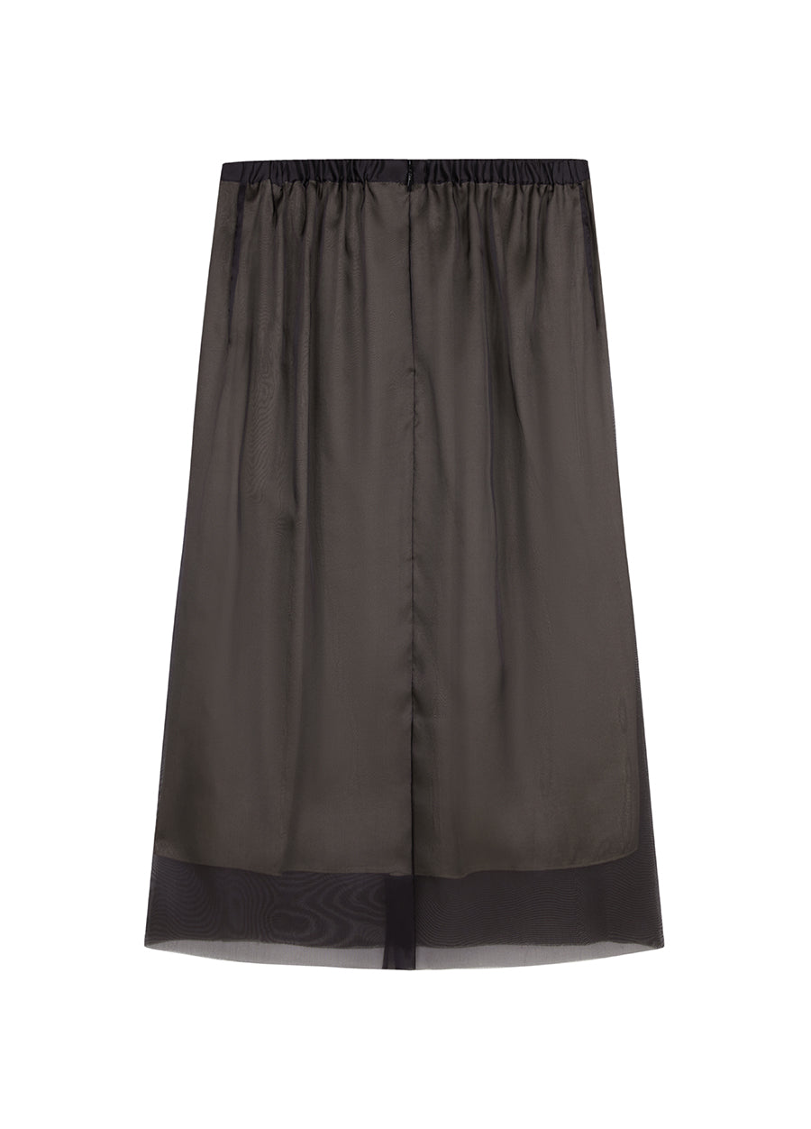 Skirt/JNBY H-line Organza Knee-length Skirt