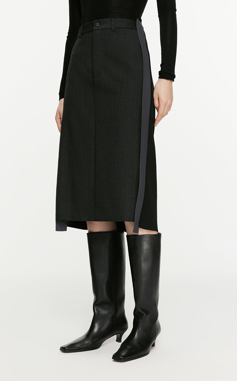 Skirt/JNBY H-line Knee-length Skirt