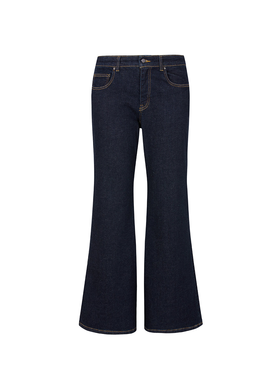 Jeans/JNBY Flared Denim Cropped Jeans