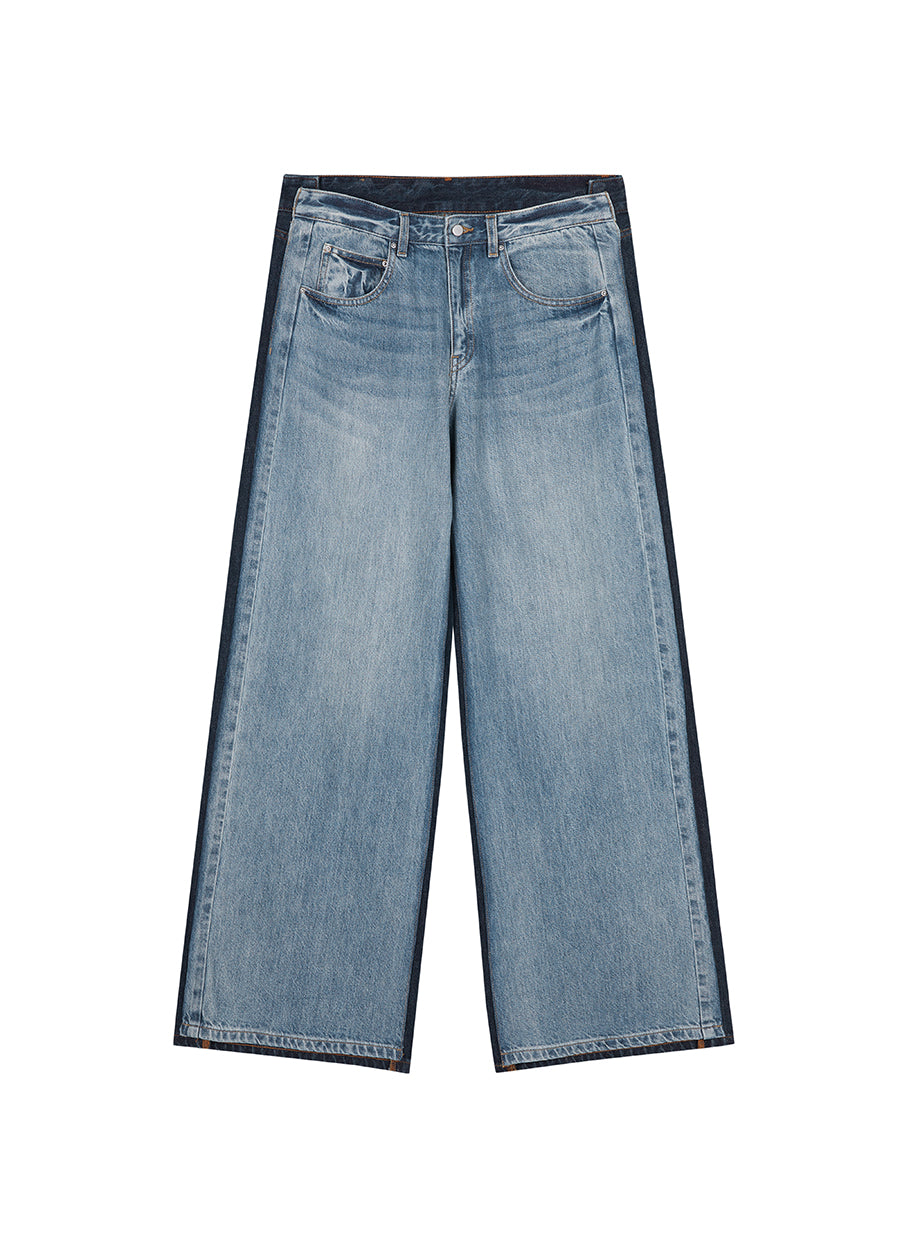 Jeans/JNBY Flared  Loose Fitting Jeans