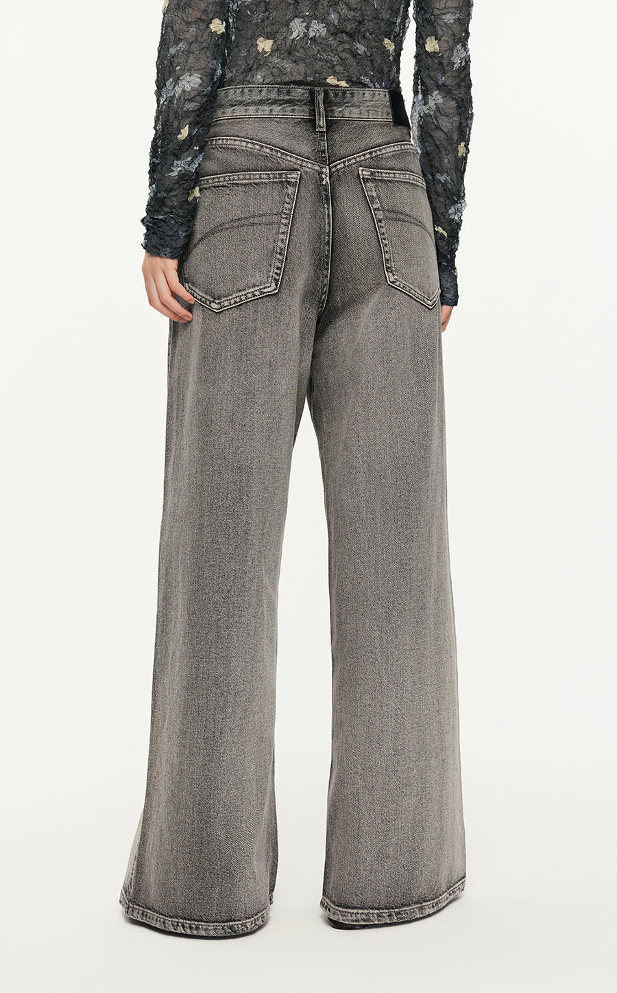 Pants/JNBY Loose Fitting Denim Long Pants