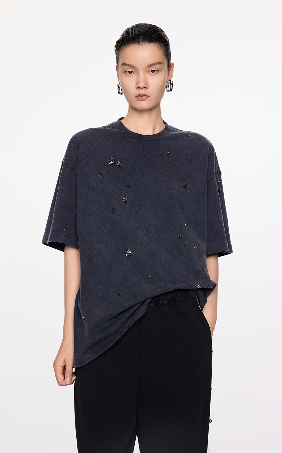 T-shirt / JNBY Crew-neck Oversize T-shirt