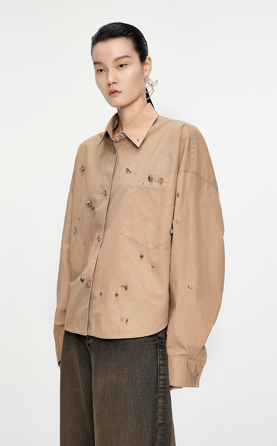 Shirt / JNBY Oversize Cotton Shirt