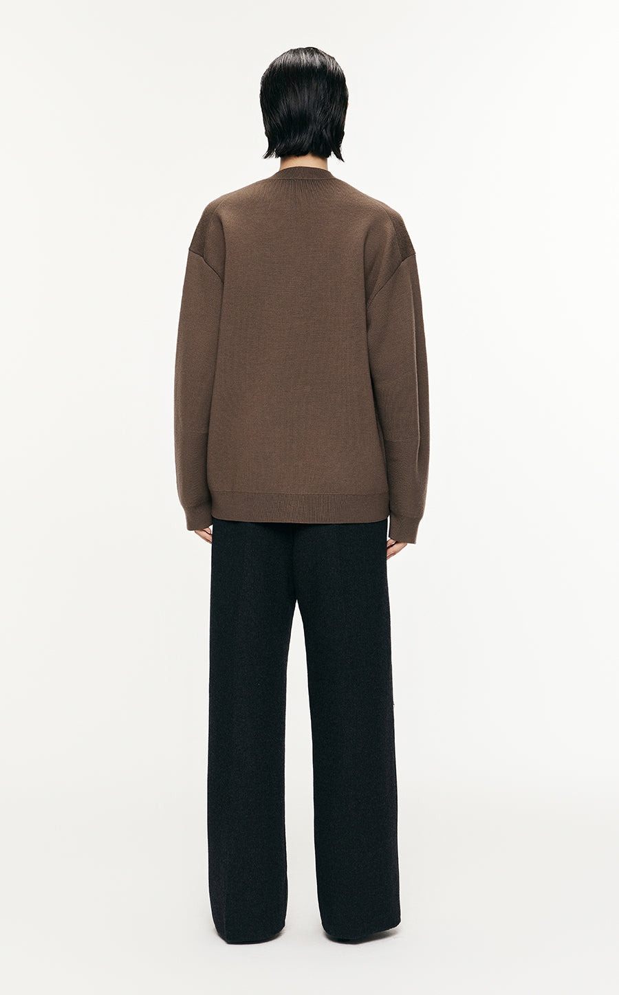 Sweater / JNBY Relaxed Wool H-shape Cardigan