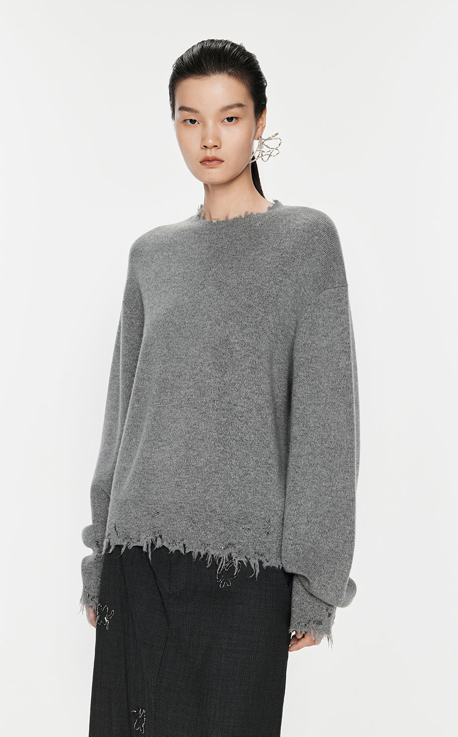 Sweater / JNBY Wool-cashmere Pullover Sweater