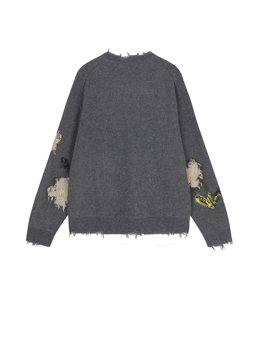 Sweater / JNBY  Floral-pattern Oversize Jumper