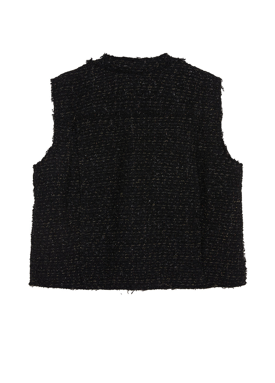 Vest / JNBY Jacquard Cropped Vest Waistcoat