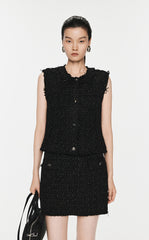 Vest / JNBY Jacquard Cropped Vest Waistcoat