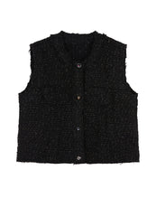 Vest / JNBY Jacquard Cropped Vest Waistcoat