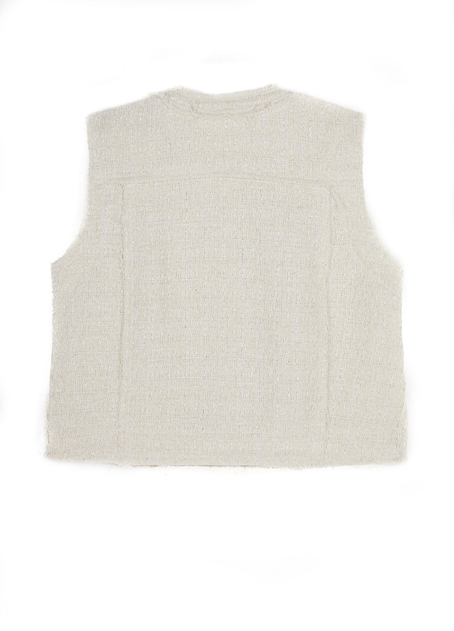 Vest / JNBY Jacquard Cropped Vest Waistcoat