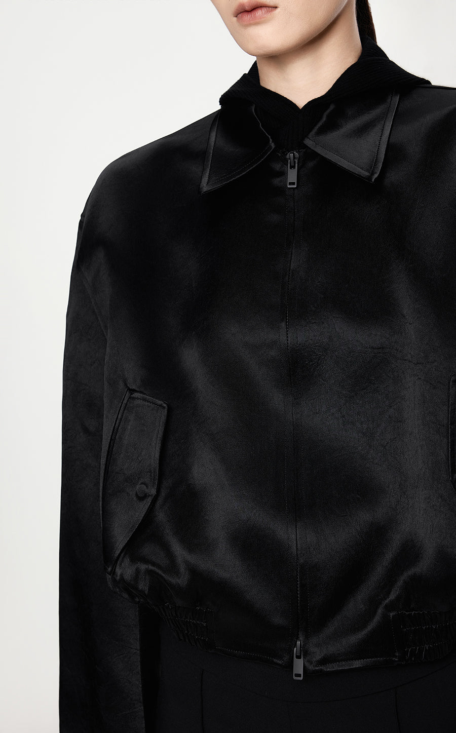 Coat / JNBY Relaxed Cropped Jacket