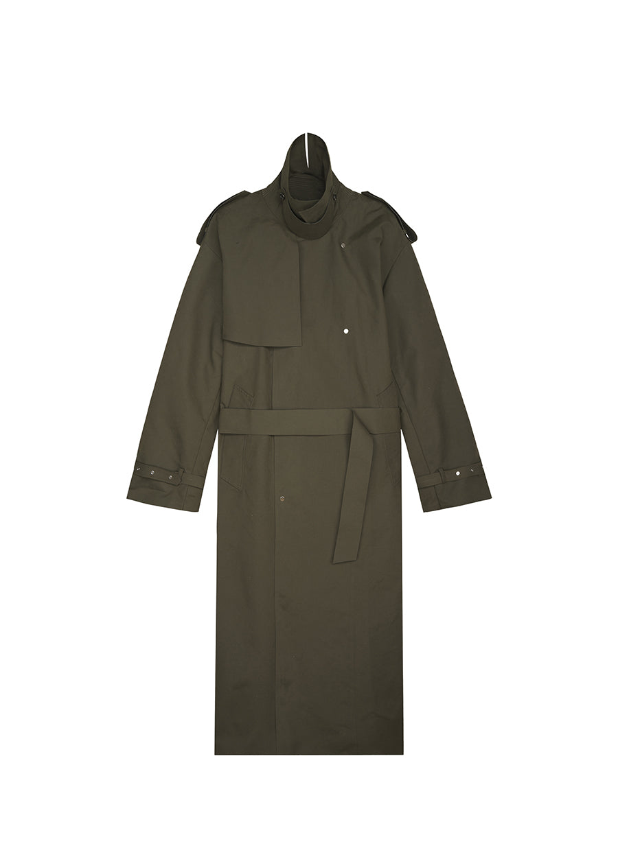 Coat/JNBY H-line Oversize Calf-length Coat